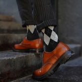 Argyle Print Socks