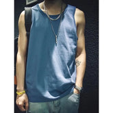 Round Neck Plain Tank Top