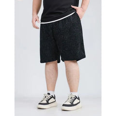 Elastic Waist Speckle Shorts