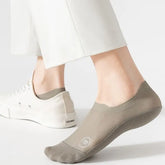 Set of 4 Pairs: Plain No Show Socks