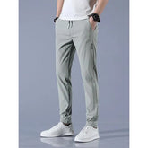 High Waist Plain Tapered Pants