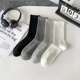 Plain Ribbed Socks