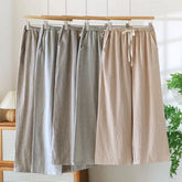 Couple Matching Drawstring Waist Plain Pajama Pants (Various Designs)