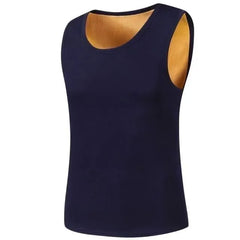 U-Neck Fleece Lined Plain Tank Top