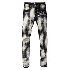 High Waist Washed Slim Fit Jeans