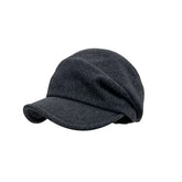 Shirred Wool Cap