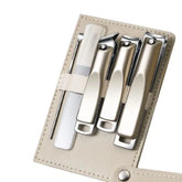 Set of 5: Stainless Steel Nail Clipper + Nail File + Earpick (Various Designs)