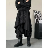 Mid Rise Camouflage Panel Harem Pants
