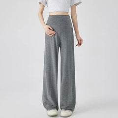 Maternity Plain Wide Leg Sweatpants