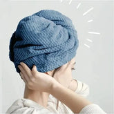 dimanche Hair Drying Towel Blue