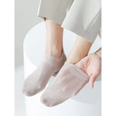 Set Of 2 Pairs: Plain Boat Socks