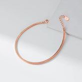 925 Sterling Silver Snakebone Bracelet