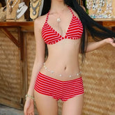Striped Bikini Set