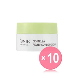 Centella Relief Sorbet Cream Mini 10pcs Bundle Set