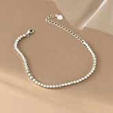 925 Sterling Silver Beaded Bracelet