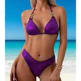 Metallic Bikini Set