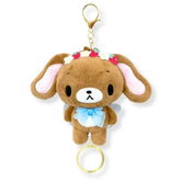 SUGARBUNNIES Plush Reel Bag Charm Kurousa Black Bunny