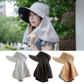 Veilna UPF50 Waterproof Wide Brim Sun Hat with Neck Flap