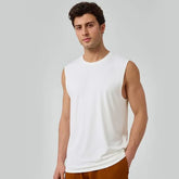 Crew Neck Plain Sports Tank Top