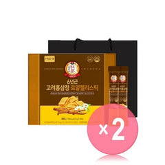 Korean Red Ginseng Extract & Royal Jelly Stick 2pcs Bundle Set