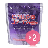 Hyaluron & Collagen + Ubiquinol Platinum Powder 2pcs Bundle Set