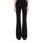 Low Rise Plain Flared Pants