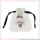 Sanrio Gingham Check Mini Drawstring Pouch Sugarbunnies Kurousa