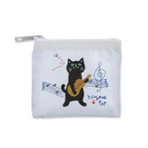 Cat Mesh Mini Makeup Pouch