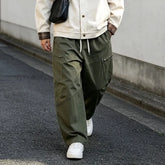 Details Straihgt-cut Loose Cargo Pants