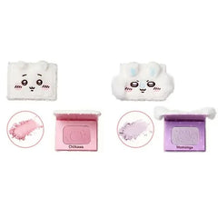 Chiikawa & Momonga Flussy Face Powder Compact