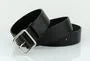 Square Buckle Faux Leather Belt