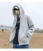 Plain Zip-Up Hoodie