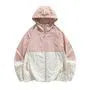 Two Tone Hooded Zip Windbreaker