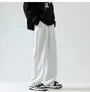 Drawstring Waist Plain Wide Leg Sweatpants