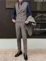 Pinstriped Double Breasted Vest
