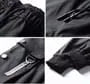 Drawstring Waist Plain Tapered Cargo Pants