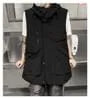 Plain Hooded Zip Vest