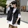 Plain Hooded Zip Vest