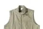 Stand Collar Zip-Up Plain Vest