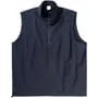 Stand Collar Zip-Up Plain Vest