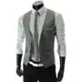 Plain Single-Breasted Vest