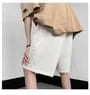 Mid Rise Plain Dress Shorts
