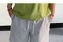 Drawstring Waist Plain Cargo Shorts