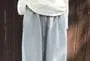 Unisex Drawstring Waist Two-Tone Sweatpants