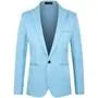 Peak Lapel Two Tone Single Breasted Blazer