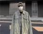 Washed Distressed Oversized Denim Single-Breasted Jacket