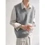 V-Neck Plain Sweater Vest