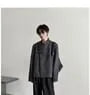 Stand Collar Plain Frog Closure Blazer