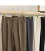 High Waist Plain Tapered Dress Pants