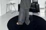 Unisex Striped Washed Loose-Fit Sweatpants